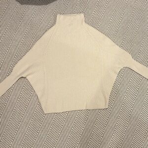 Club Monaco Cream Turtleneck Sweater